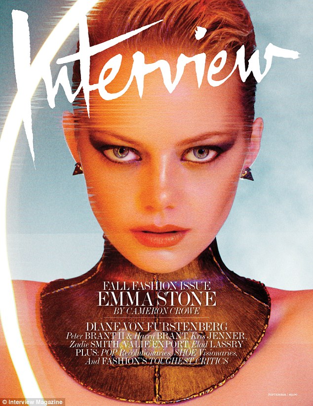 Emma Stone Covers Interview Magazine, September 2012