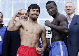 Pacquiao vs Clottey Weigh In