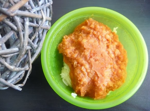 Puree De Lentilles Corail Tomates Et Carottes Pour Bebe Papilles On Off