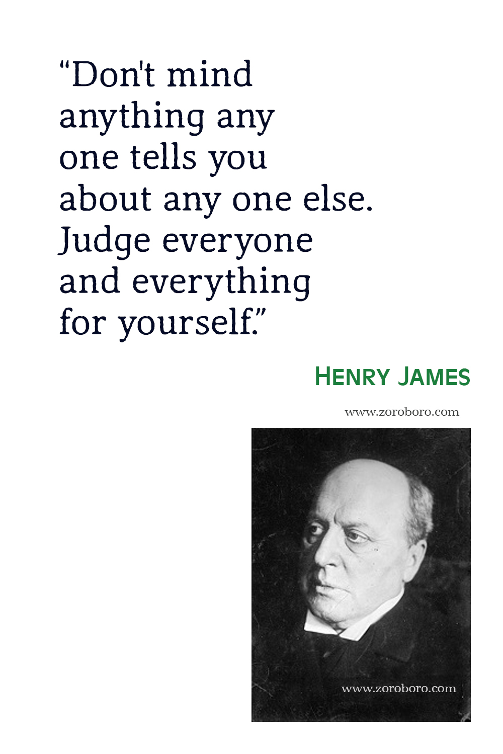 Henry James Quotes, Henry James The Portrait of a Lady Quotes, Henry James Books, Henry James Roderick Hudson Quotes. Henry James Short Stories.