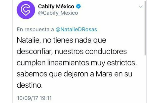  El desafortunado mensaje de Cabify que circula en redes