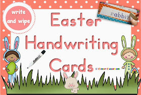 Easter ideas including Easter vocabulary resource bundle for K-1