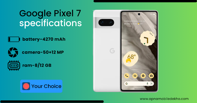 Google Pixel 7 Specifications