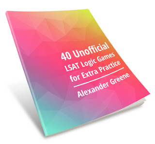 40 Unofficial LSAT Logic Games for Extra Practice Cover 