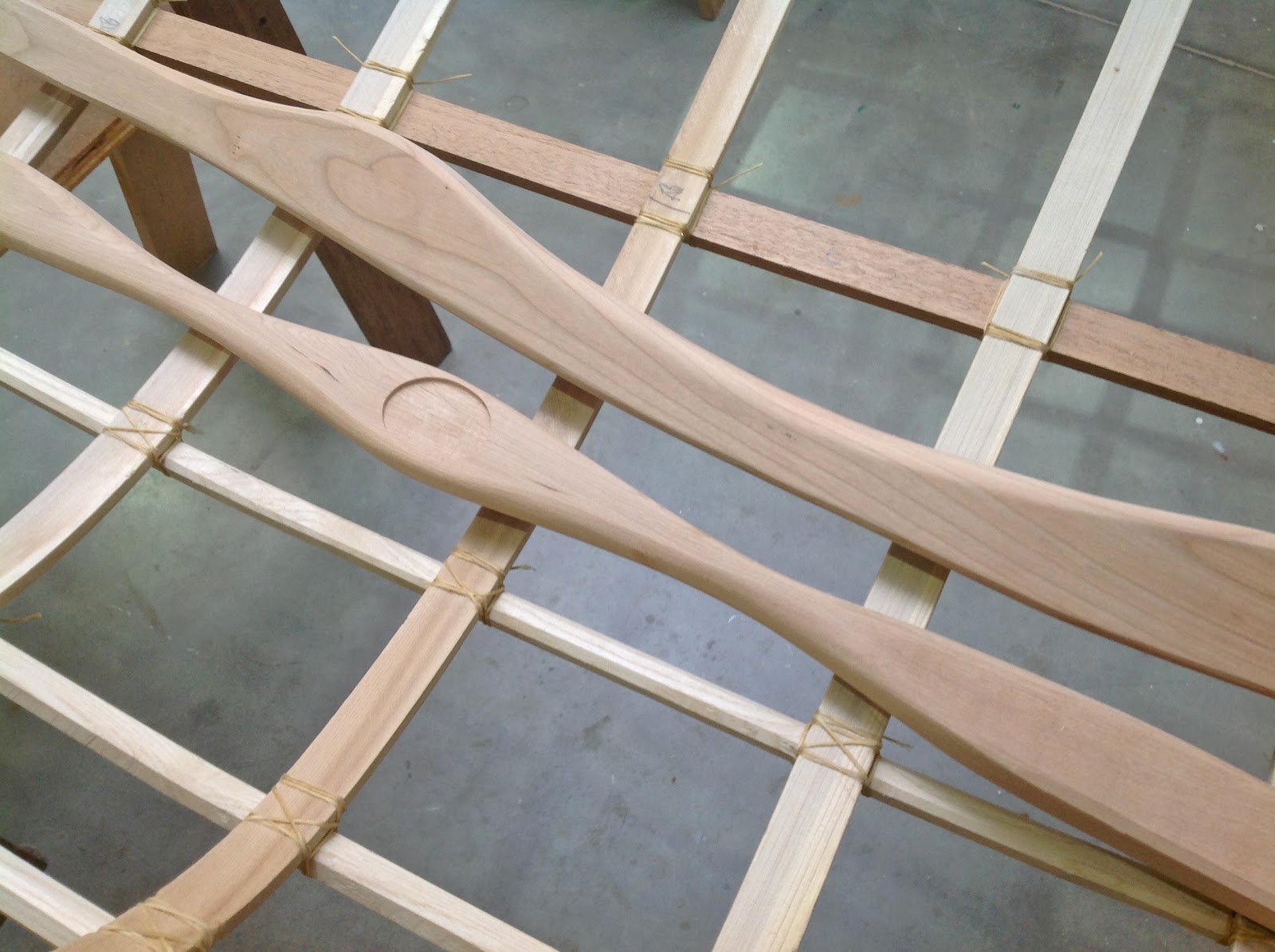 sarum boats: frames nearly done.....