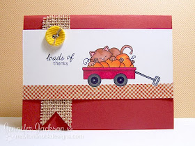 Moxie Fab Blog Hop - Loads of Thanks Card by Newton's Nook Designs