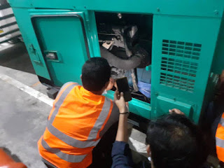 SERVICE GENSET AREA CIBODAS TANGERANG