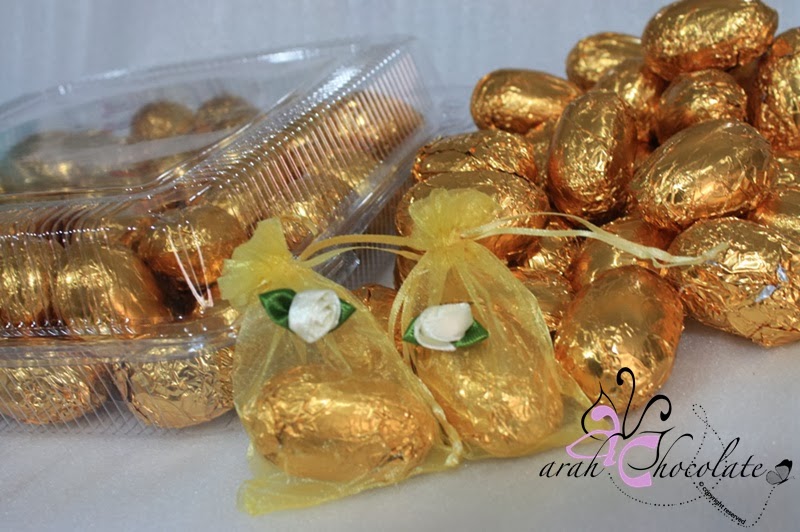 Arahchocolate and Bakery: TEMPAHAN COKLAT TELUR - DOORGIFT