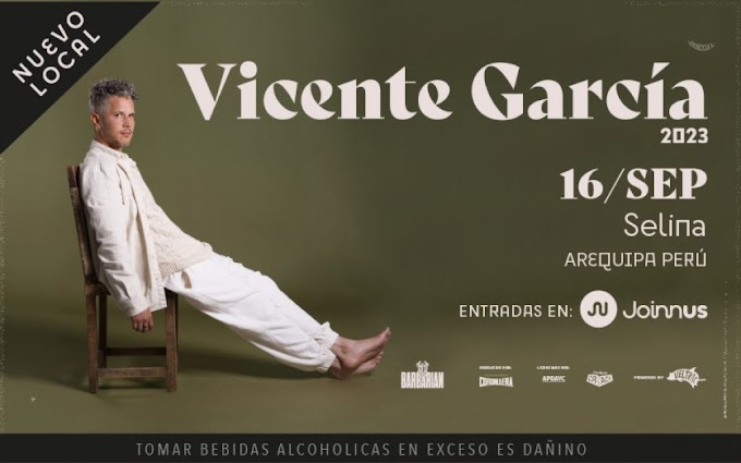 Vicente Garcia Llega por Primera vez a AREQUIPA este 16 de Septiembre, Conoce Aqui el PRECIO DE ENTRADAS