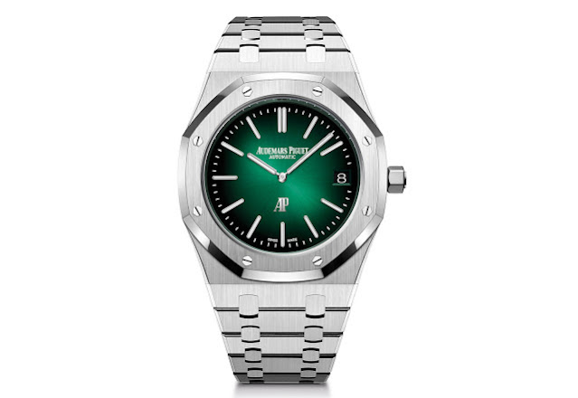 Five New Replica Audemars Piguet Royal Oak Green Dial Watches With Low Price