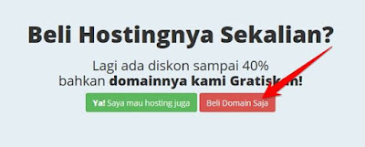 pilihan membeli domain saja atau sekalian hosting di rumahweb
