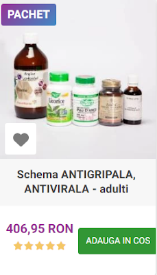 Schema antigripala, antivirala adulti