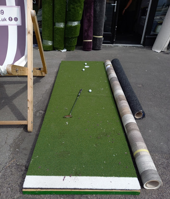 Golf Putting Green at Style Carpets in Cleveleys