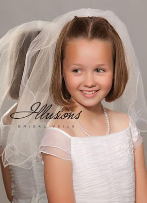 Illusions -Flower Girl & First Communion Veils 2012