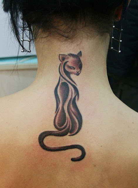 Criativas Tatuagens para quem ama os gatos