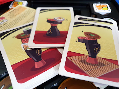 Maki Stack family sushi game card examples 