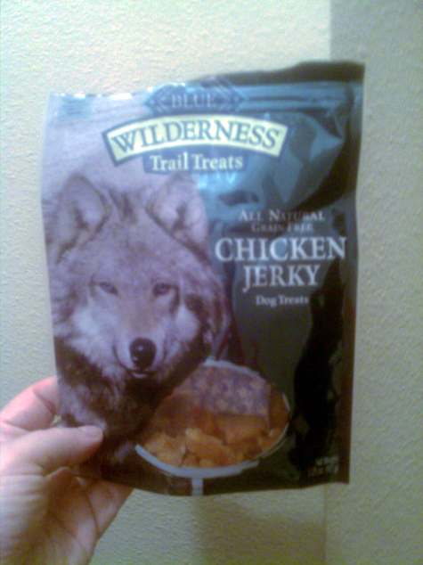 One out of one dogs named Rusty agree: Give me another chicken jerky treat!