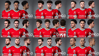 PES 2021 Liverpool Facepack V1 by Boka