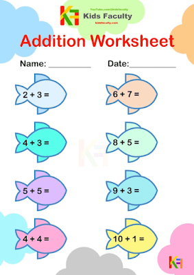 Addition Worksheet Preview 3