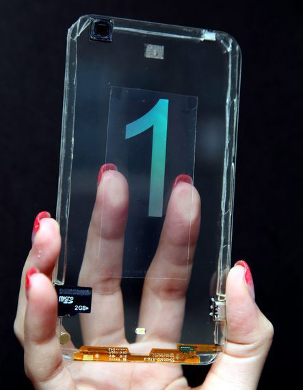 Transparent smartphone has become a reality [Photos]