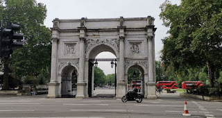 Hyde park, Marble Arch.