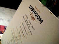 Dishoom tasting menu