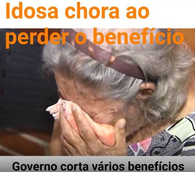 INSS cancela benefício de 400 mil pessoas, idosa chora na fila da caixa ao tentar sacar o BPC-Loas