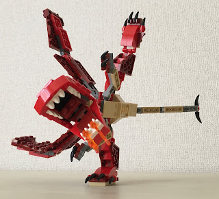 LEGO 31032　クリエイター　ファイヤードラゴン　レビュー