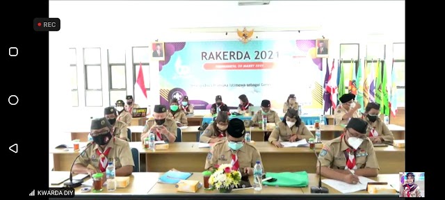 Kwarcab Kota Yogyakarta mengikuti Rakerda Kwarda DIY