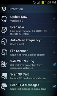 Mobile AntiVirus Security PRO v3.2.1 for Android