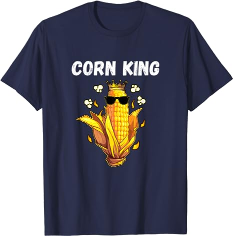 Corn Shirt Corn King For men,Corn Lover Shirt, Sweetcorn King, Funny Corn T-Shirt