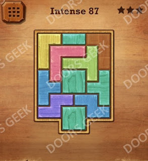 Cheats, Solutions, Walkthrough for Wood Block Puzzle Intense Level 87