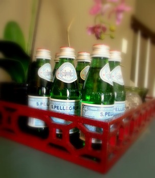 tray and pellegrino
