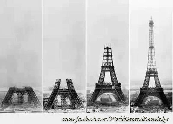 Rare and Vintage Images: Old Image of Eiffel Tower