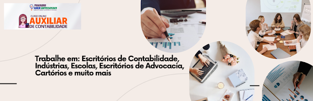 Curso Completo de Auxiliar de Contabilidade Totalmente Online