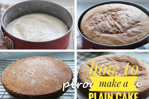 how to make a plain cake recipe