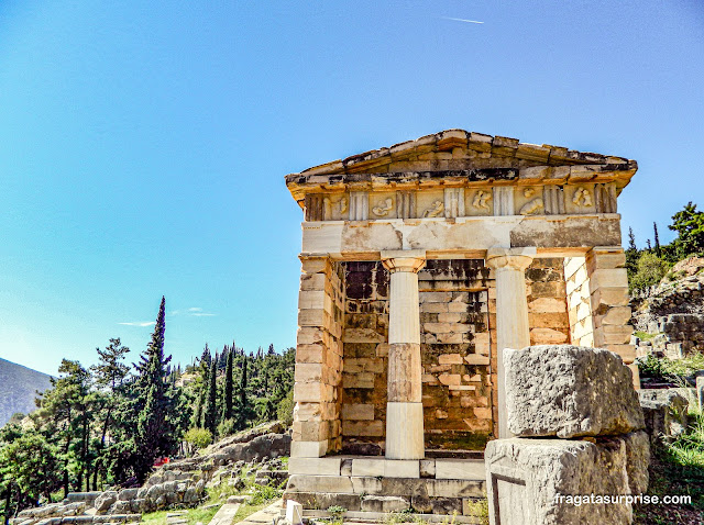 Sítio Arqueológico de Delfos na Grécia
