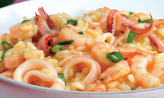 RISOTO DE FRUTOS DO MAR