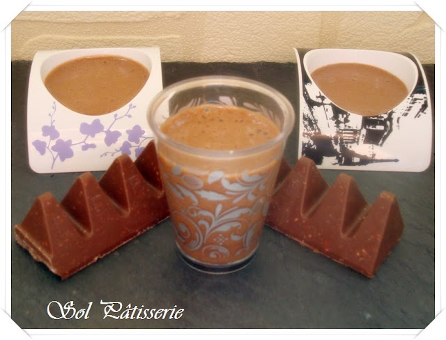 Mousse de chocolate toblerone