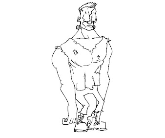 #6 Frankensteins Coloring Page