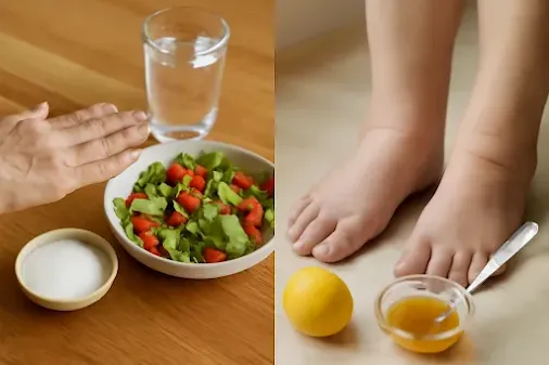 写实图片上不要出现任何文字 适合blogger banner博客 Effective tips and DIY remedies to reduce edema: diet adjustments, hydration, and natural recipes for quick relief.