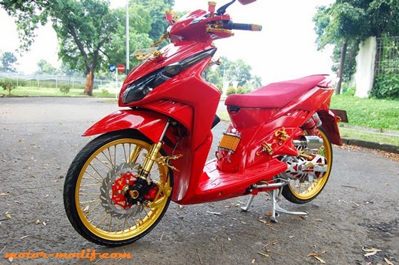 Kumpulan Foto Modifikasi Motor Honda Vario Techno 110 