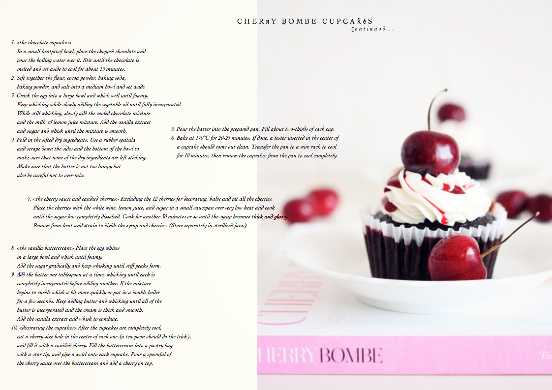 Beautiful Eating Mess The Cupcake Project 2 Cherry Bombe Cupcakes