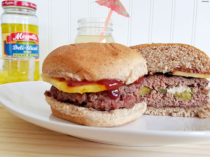 Try this deliciously sweet and savory summery Hawaiian hamburger recipe and enter to win the ultimate grill package! 