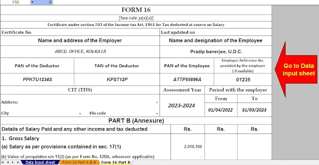 Download form 16 for 50 employees