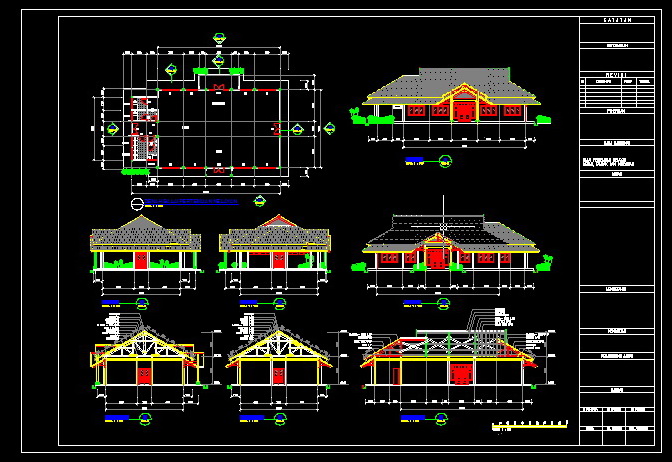 KYF BLOG s Contoh Gambar Gedung Balai Pertemuan Cad 