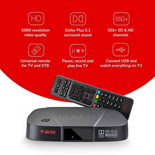 Amazon Republic Day Sale - Rs.1099 Grab Airtel Digital TV HD with FTA Pack