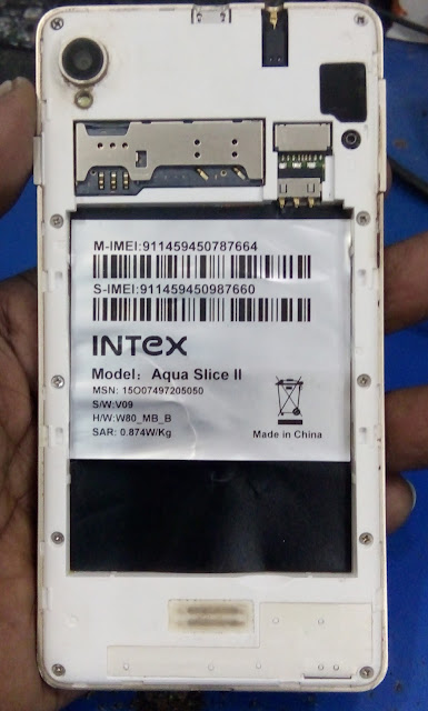 Intex Aqua Slice II SPD PAC FIRMWARE 100% TESTED