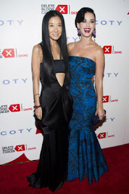 Vera Wang, left, and Katy Perry