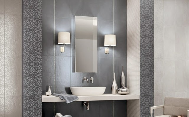 New tile  design ideas  and trends for modern  bathroom  designs 